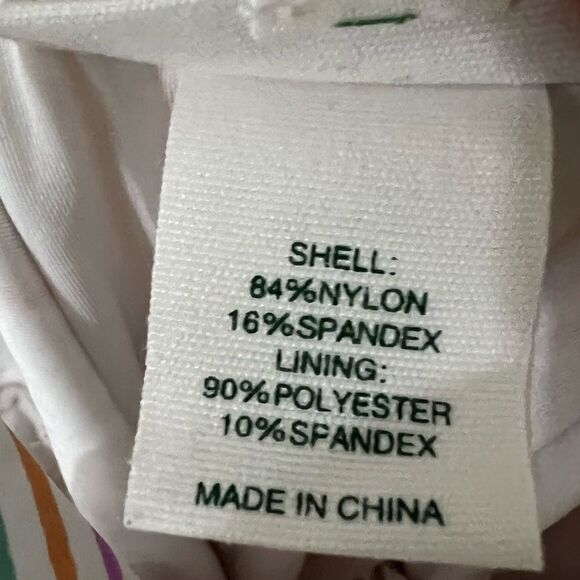 Roller Rabbit Multi-Stripe Scoop Neck Swimsuit Size XS - Picture 5 of 7